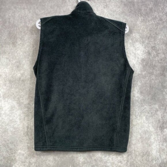 Columbia Sleeveless Vest Womens Medium Gray Fleece Zip Pockets Casual Cozy - Picture 2 of 10